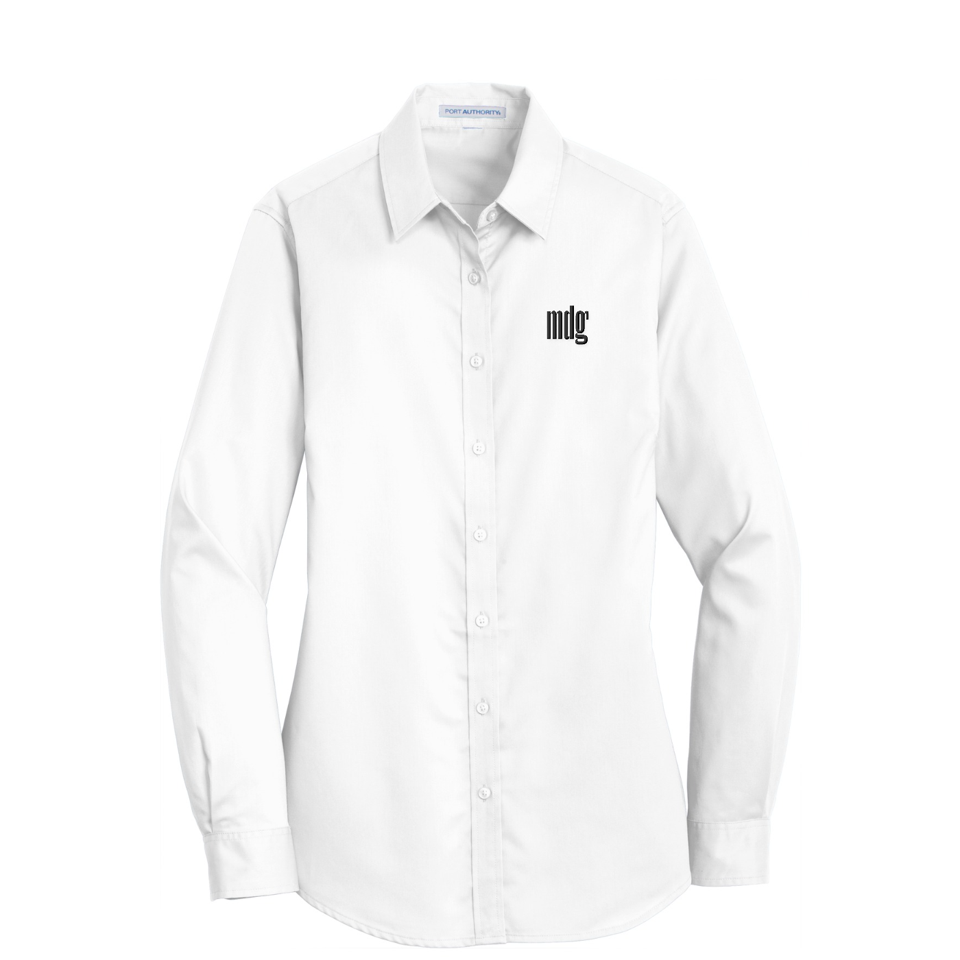 Port Authority Women's SuperPro Twill Shirt — White